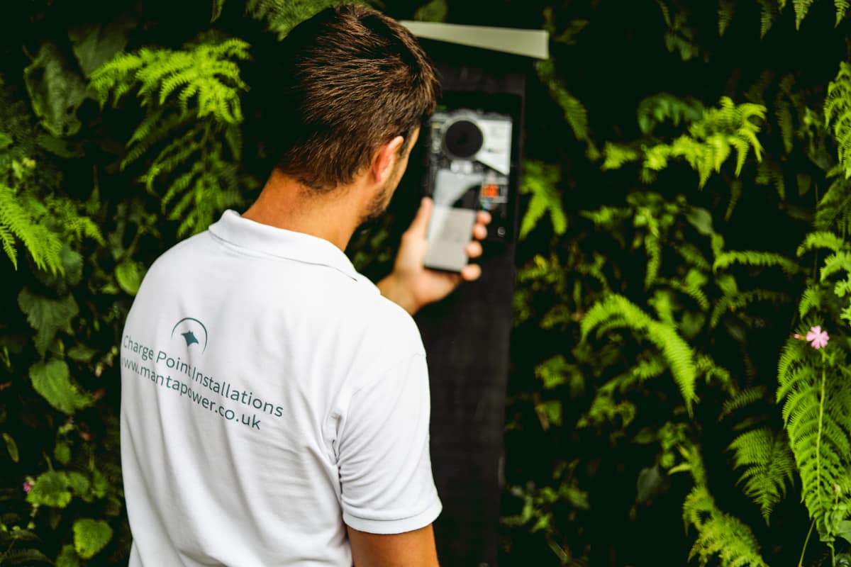 Holiday property with EV charging amenity